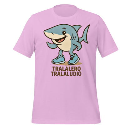 Image of the AI Brainrot Character TRALALERO TRALALUDIO T-Shirt Lilac / M.