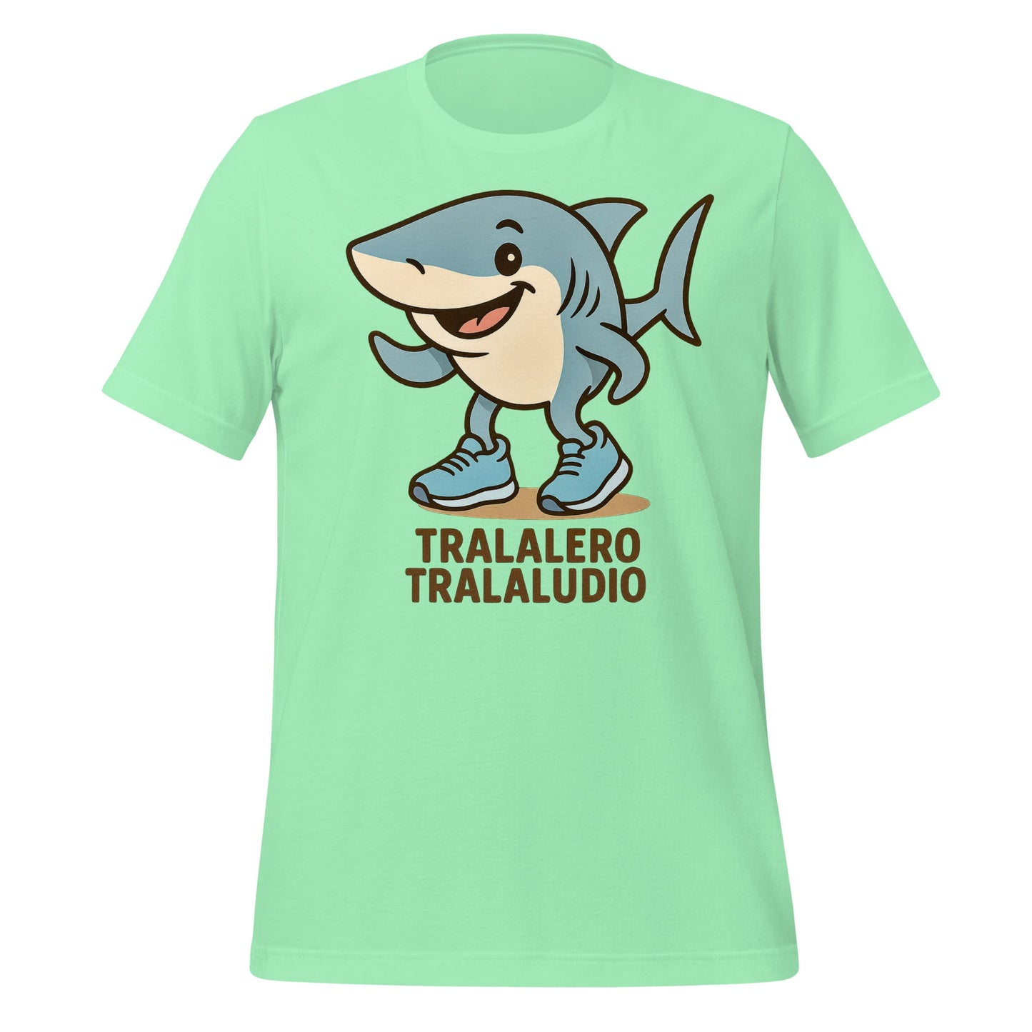 Image of the AI Brainrot Character TRALALERO TRALALUDIO T-Shirt Mint / M.