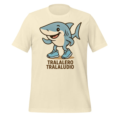 Image of the AI Brainrot Character TRALALERO TRALALUDIO T-Shirt Natural / M.