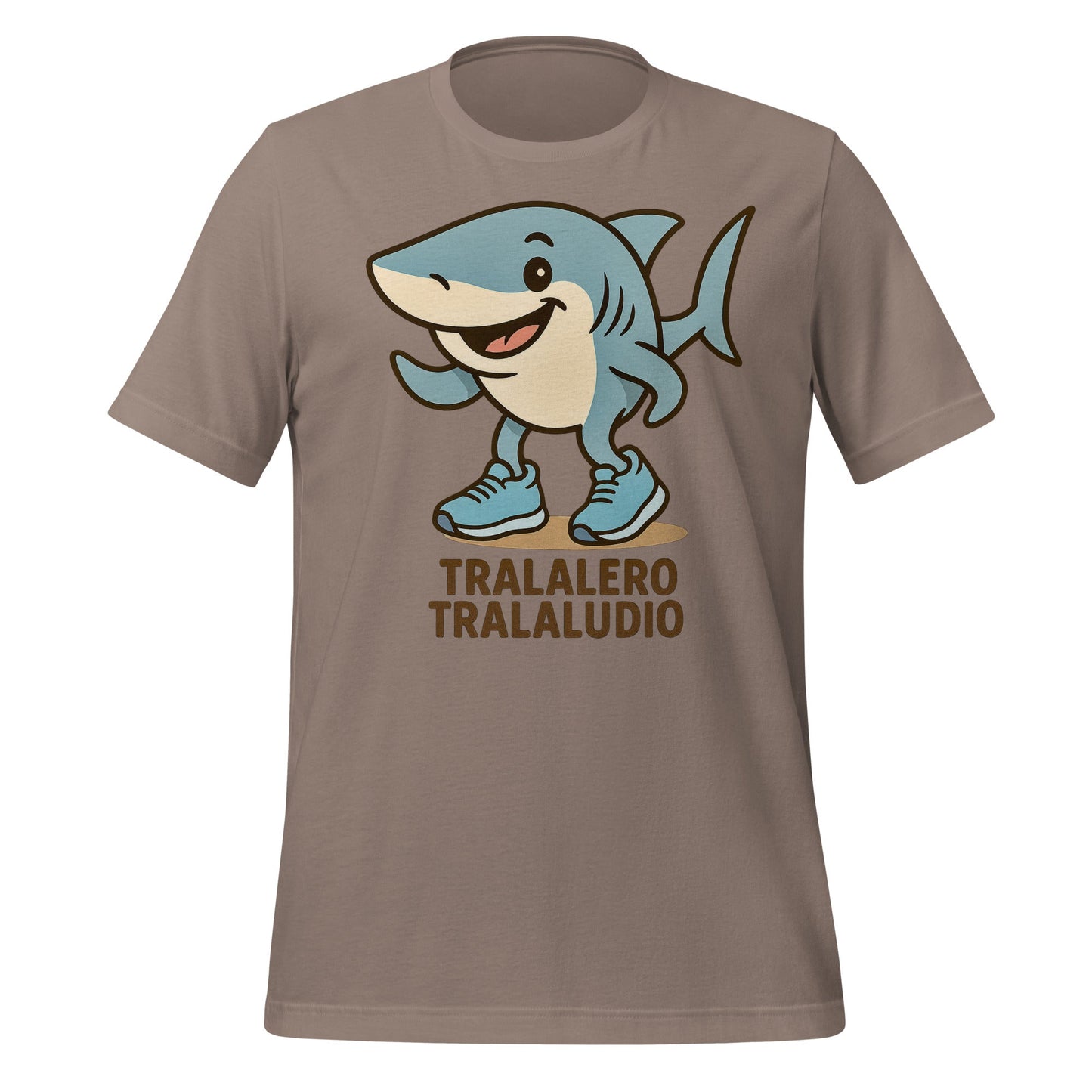 Image of the AI Brainrot Character TRALALERO TRALALUDIO T-Shirt Pebble / M.