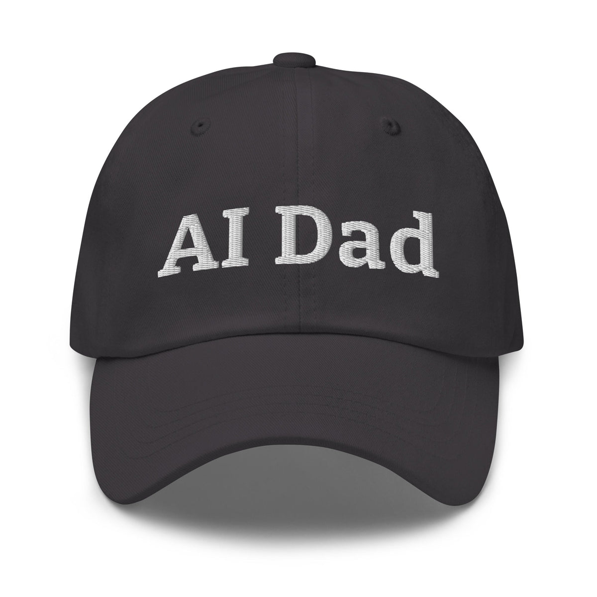 Image of the AI Dad Cap Dark Grey.