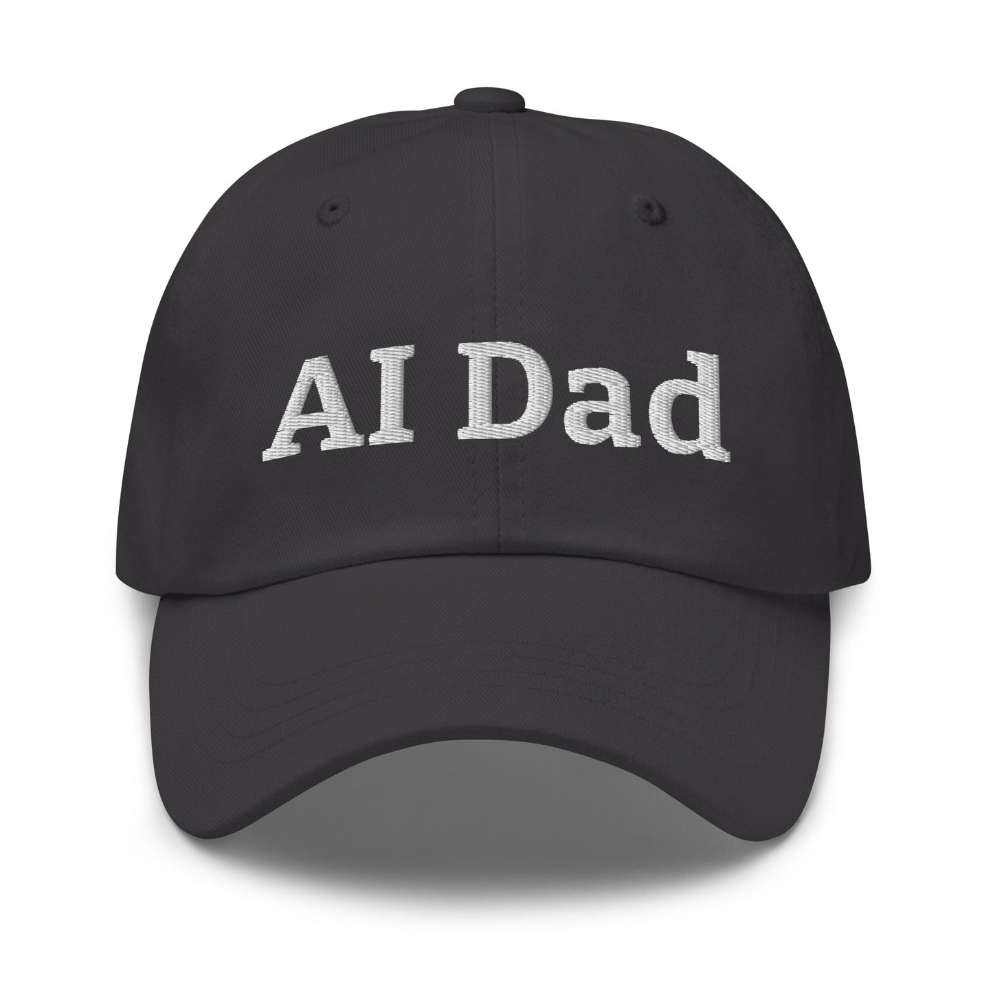 Image of the AI Dad Cap Dark Grey.