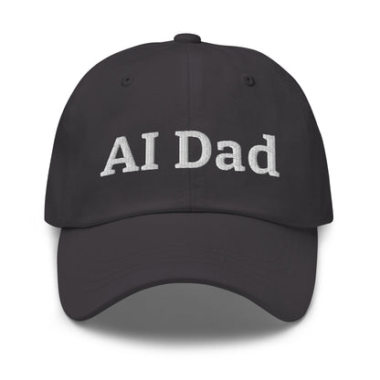 Image of the AI Dad Cap Dark Grey.
