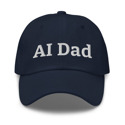 Image of the AI Dad Cap Navy.