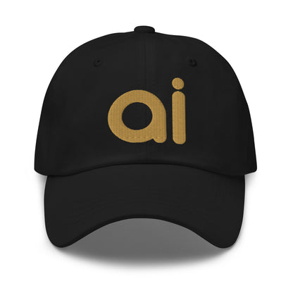 Image of the ai Gold Cap Black.