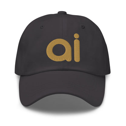 Image of the ai Gold Cap Dark Grey.