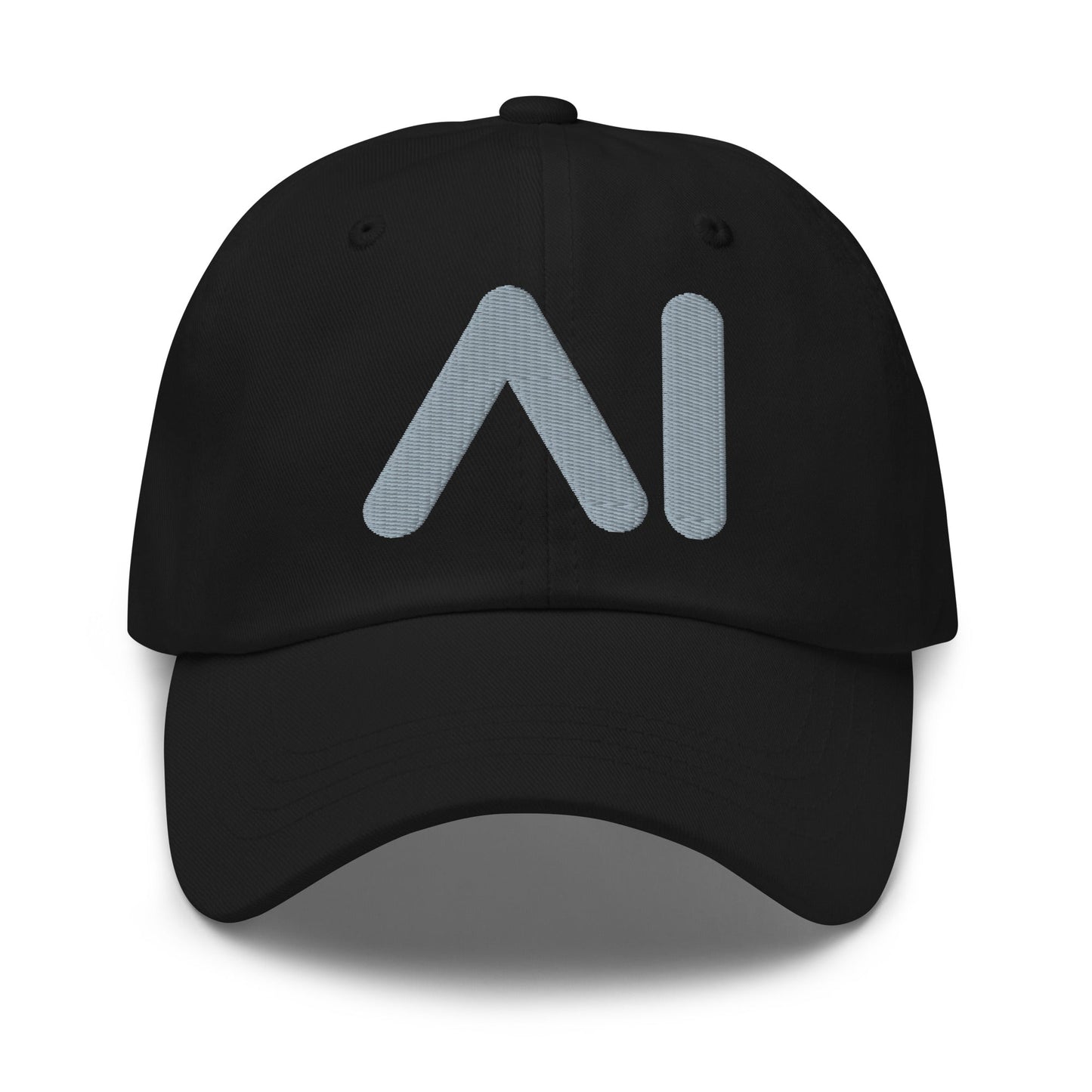 Image of the AI Gray Logo Cap Black.