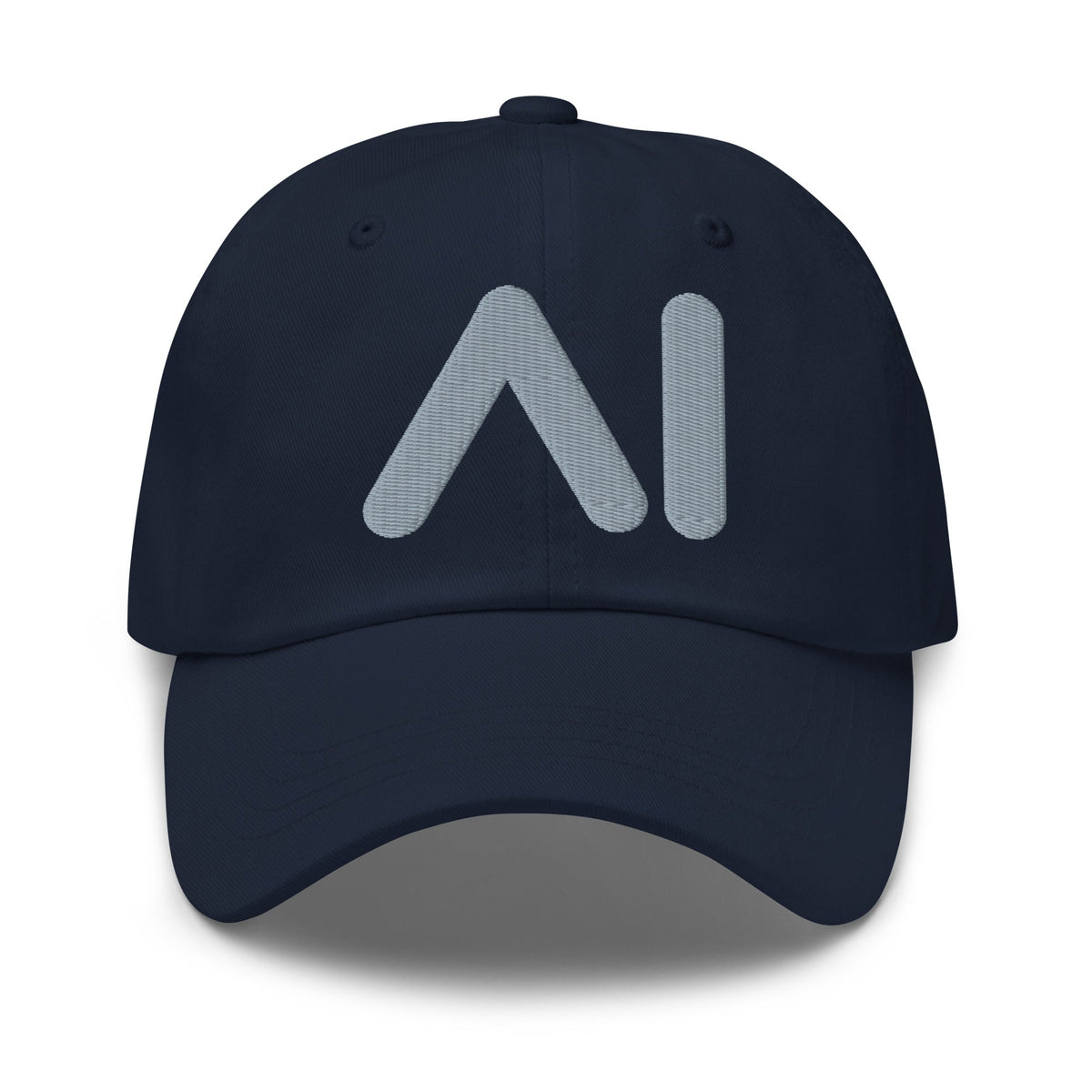 Image of the AI Gray Logo Cap Navy.