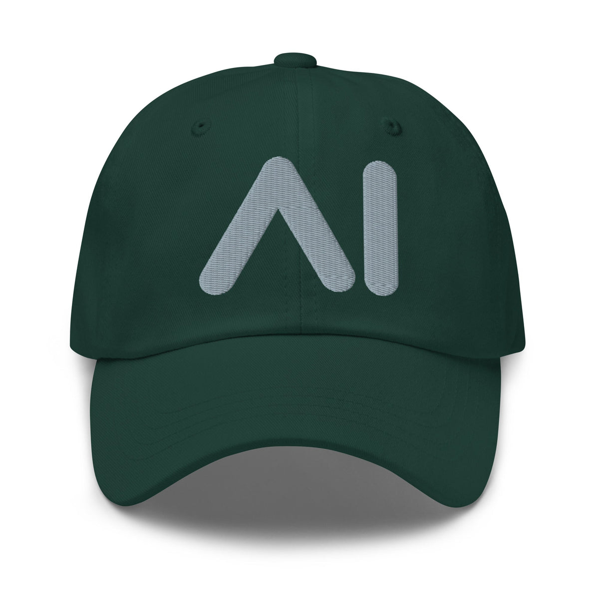 Image of the AI Gray Logo Cap Spruce.