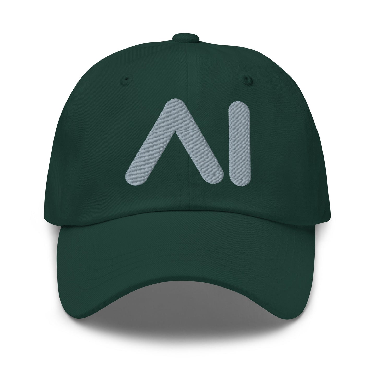 Image of the AI Gray Logo Cap Spruce.