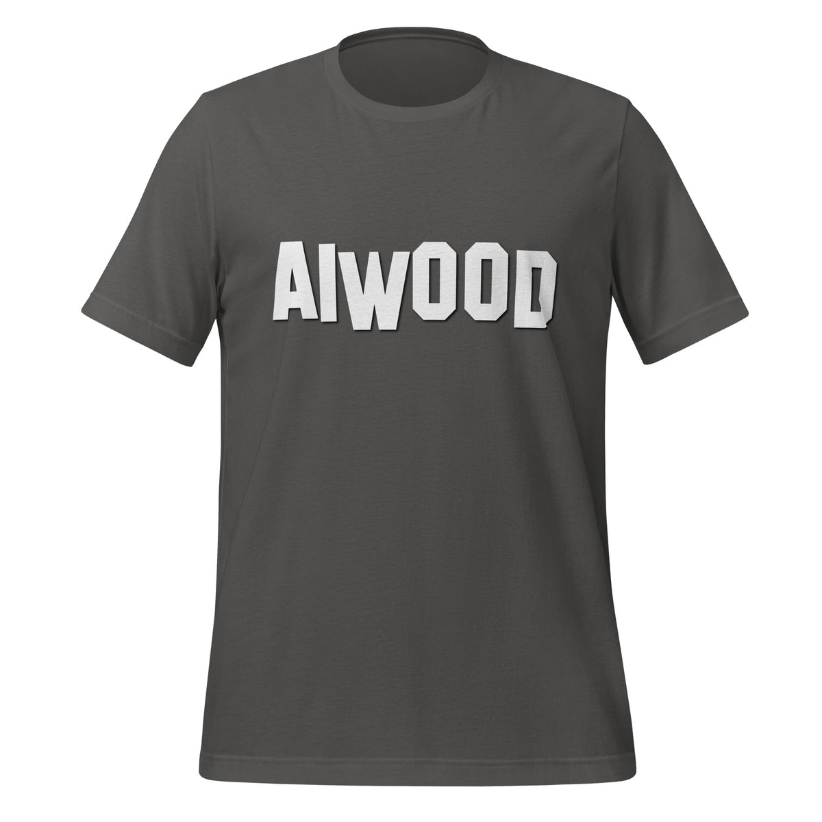 Image of the AI Hollywood Sign T-Shirt (unisex) Asphalt / M.
