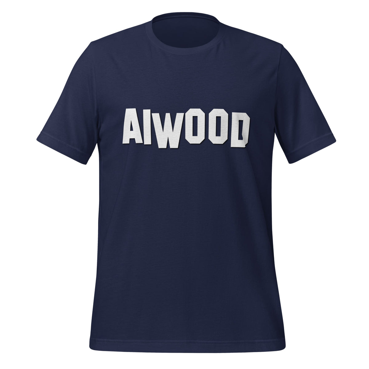 Image of the AI Hollywood Sign T-Shirt (unisex) Navy / M.