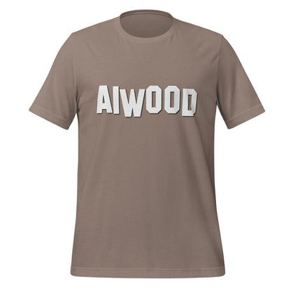 Image of the AI Hollywood Sign T-Shirt (unisex) Pebble / M.