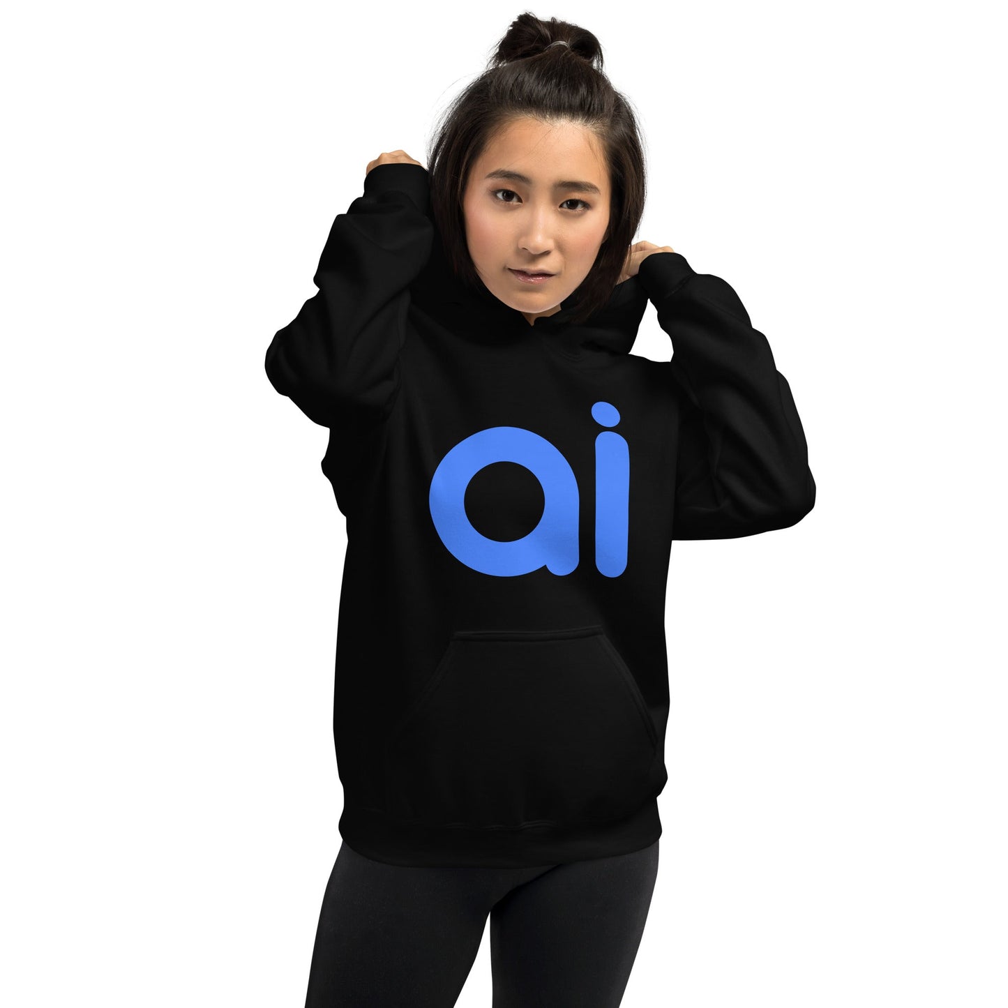 Product mockup photo of the ai Hoodie (unisex).