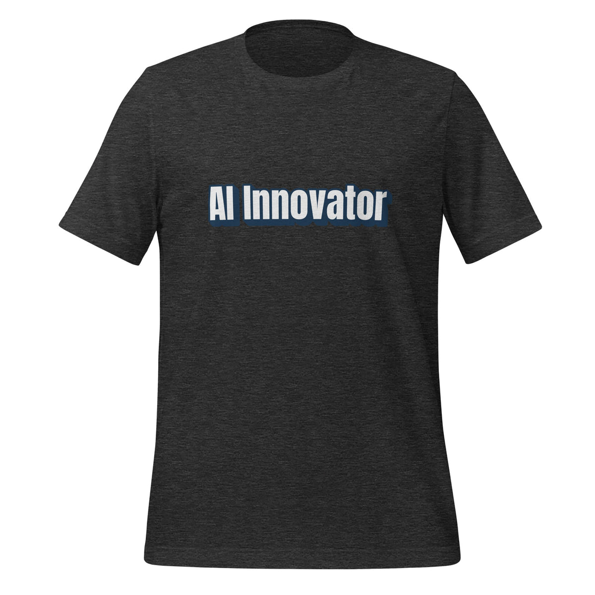Image of the AI Innovator T-Shirt (unisex) Dark Grey Heather / M.