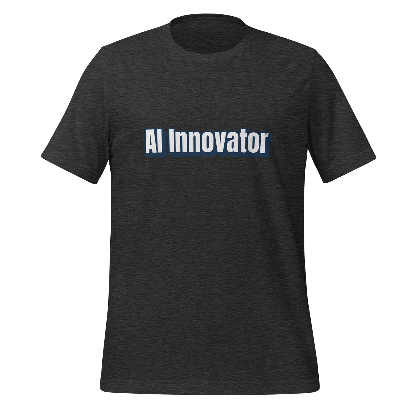 Image of the AI Innovator T-Shirt (unisex) Dark Grey Heather / M.