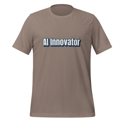 Image of the AI Innovator T-Shirt (unisex) Pebble / M.