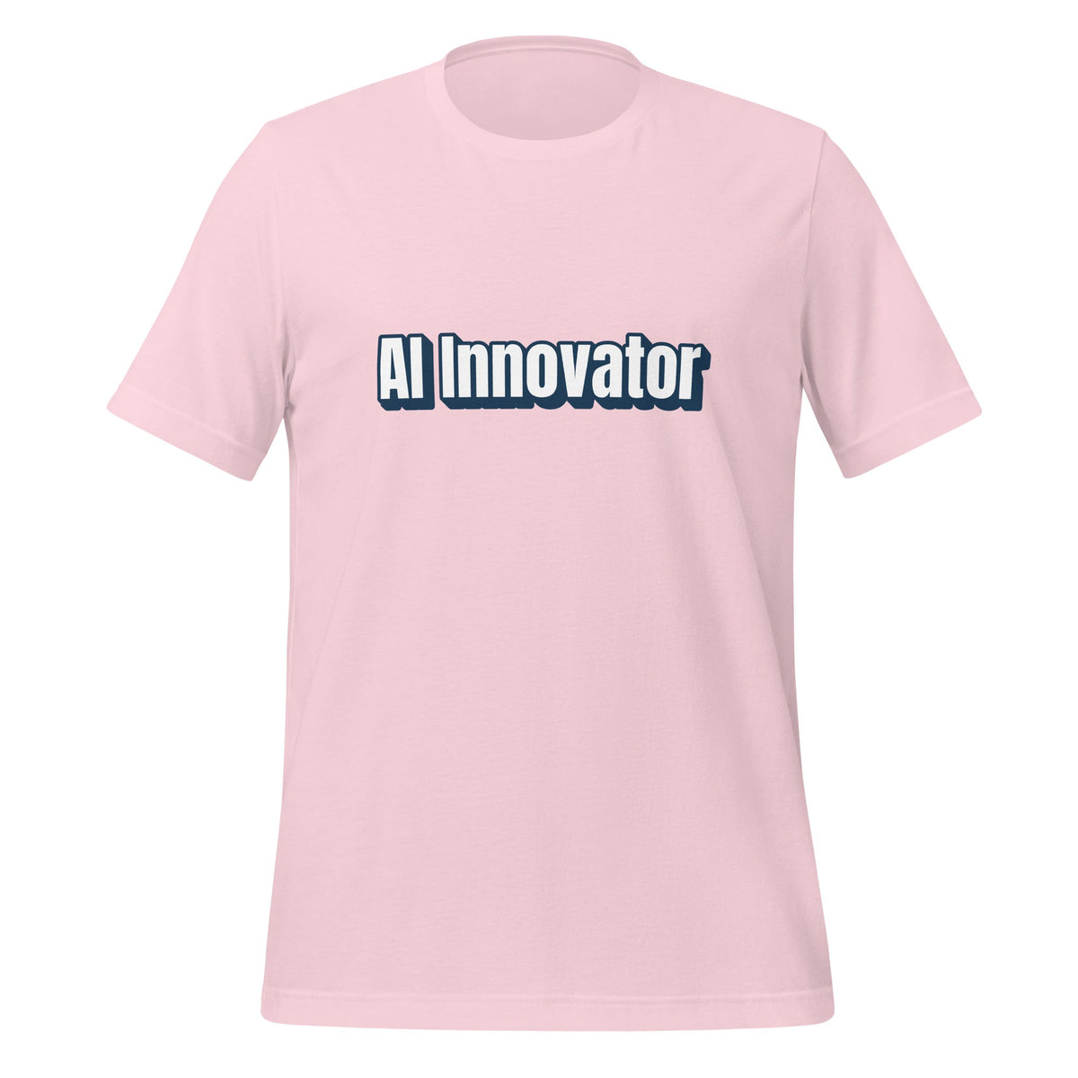 Image of the AI Innovator T-Shirt (unisex) Soft Pink / M.