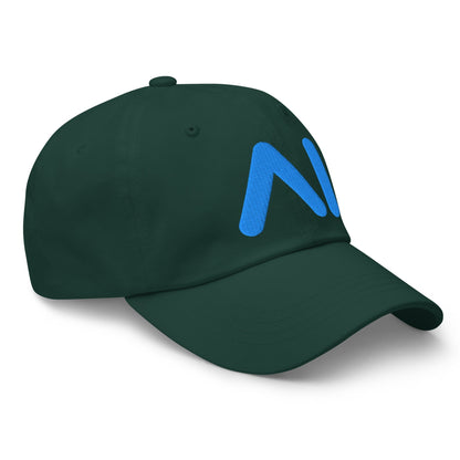 Image of the AI Light Blue Logo Cap.