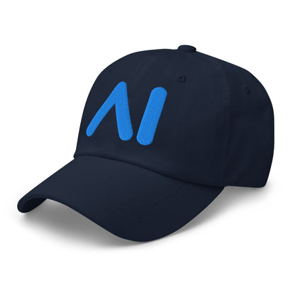 Image of the AI Light Blue Logo Cap.