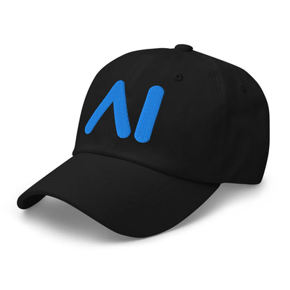 Image of the AI Light Blue Logo Cap.