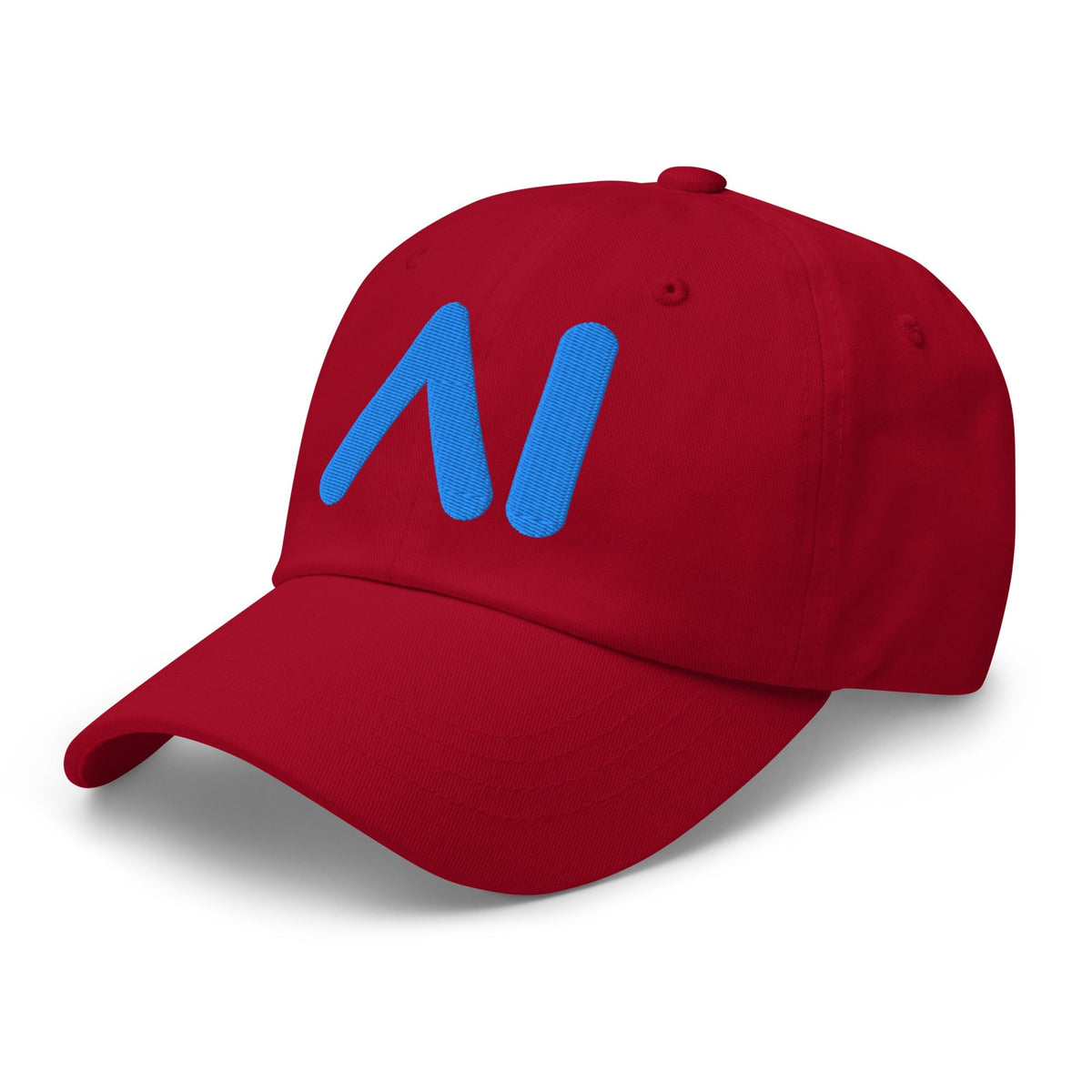 Image of the AI Light Blue Logo Cap.