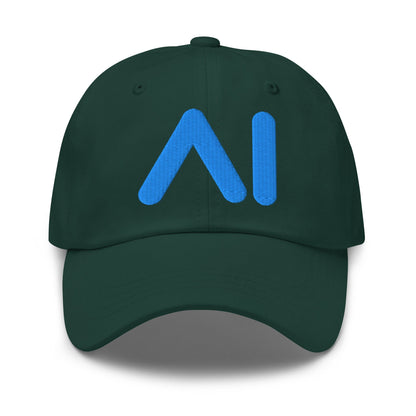 Image of the AI Light Blue Logo Cap Spruce.