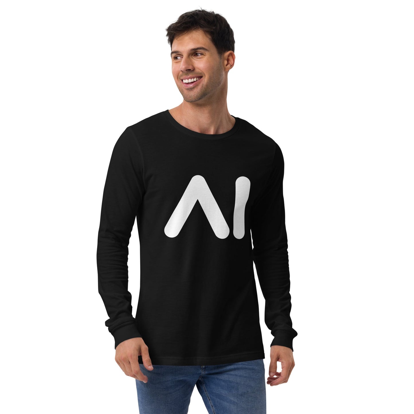 Image of the AI Logo Long Sleeve T-Shirt (unisex).