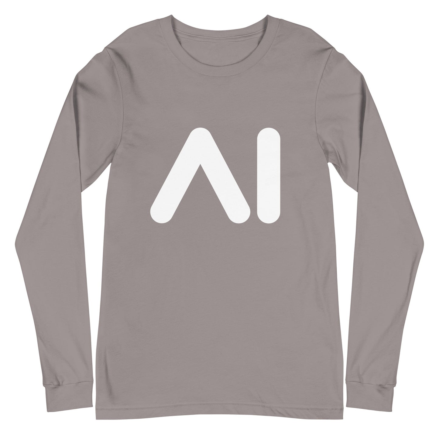 Image of the AI Logo Long Sleeve T-Shirt (unisex) Storm / M.