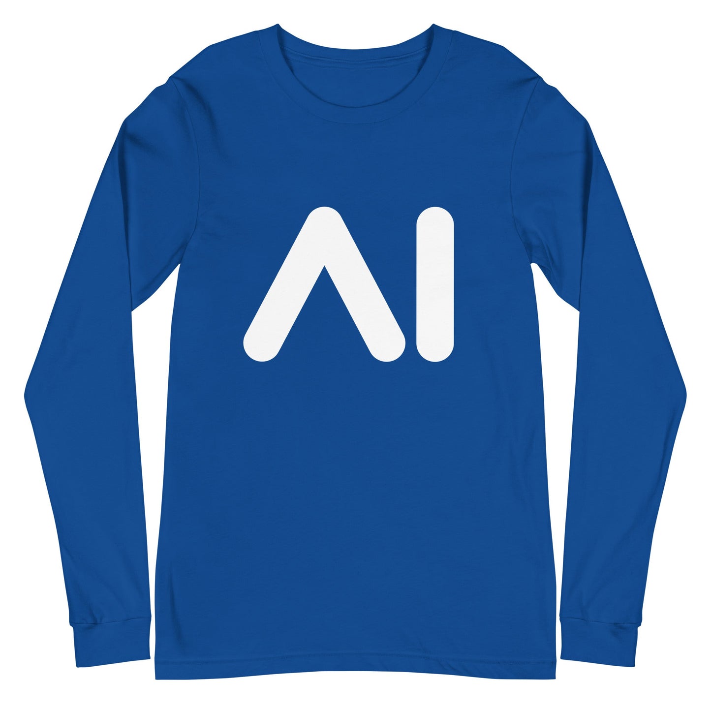 Image of the AI Logo Long Sleeve T-Shirt (unisex) True Royal / M.