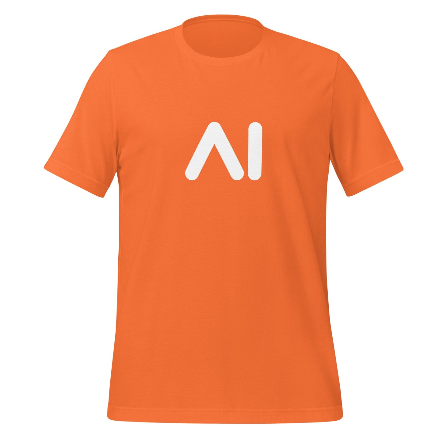 Image of the AI Logo T-Shirt 2 (unisex) Orange / M.