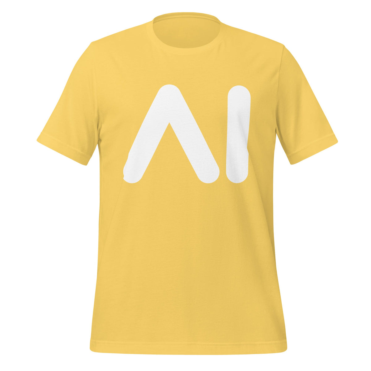 Image of the AI Logo T-Shirt (unisex) Yellow / M.