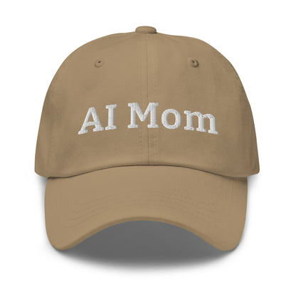 Image of the AI Mom Cap Khaki.