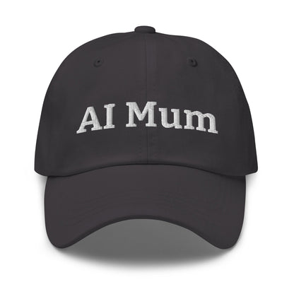 Image of the AI Mum Cap Dark Grey.