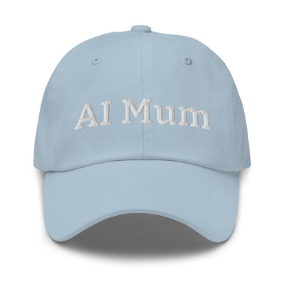 Image of the AI Mum Cap Light Blue.