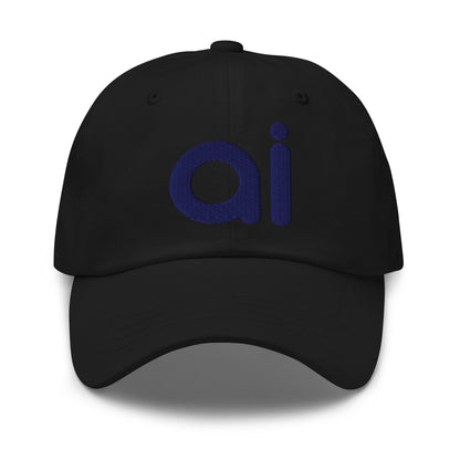Image of the ai Navy Cap Black.