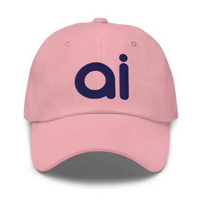 Image of the ai Navy Cap Pink.