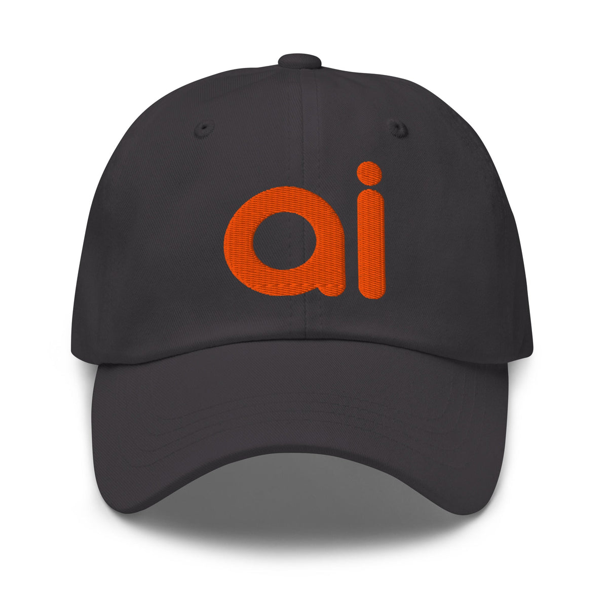 Image of the ai Orange Cap Dark Grey.