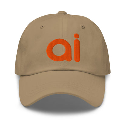 Image of the ai Orange Cap Khaki.