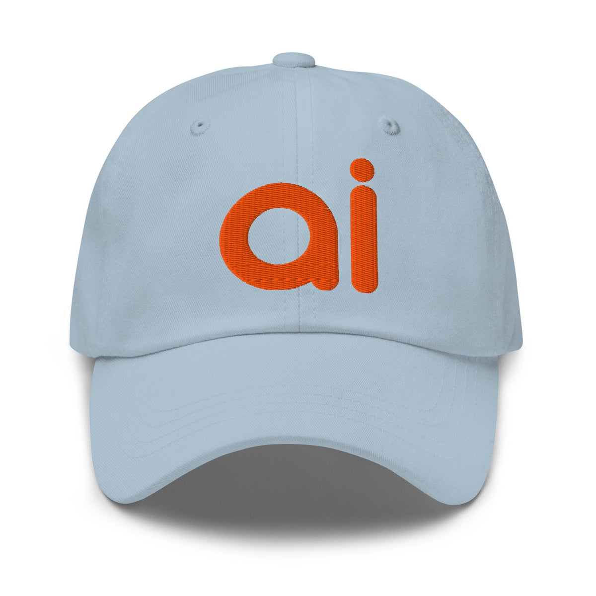 Image of the ai Orange Cap Light Blue.