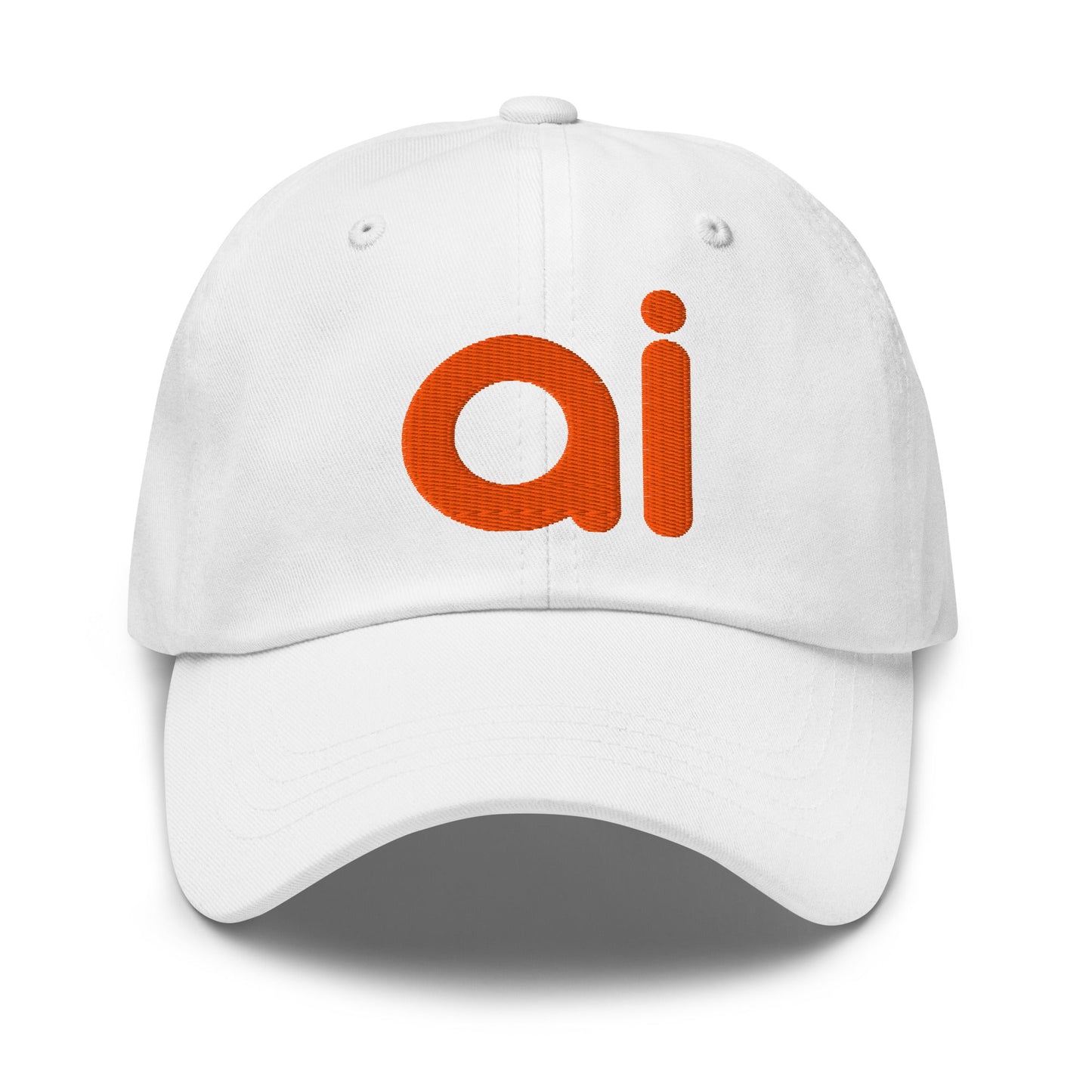 Image of the ai Orange Cap White.
