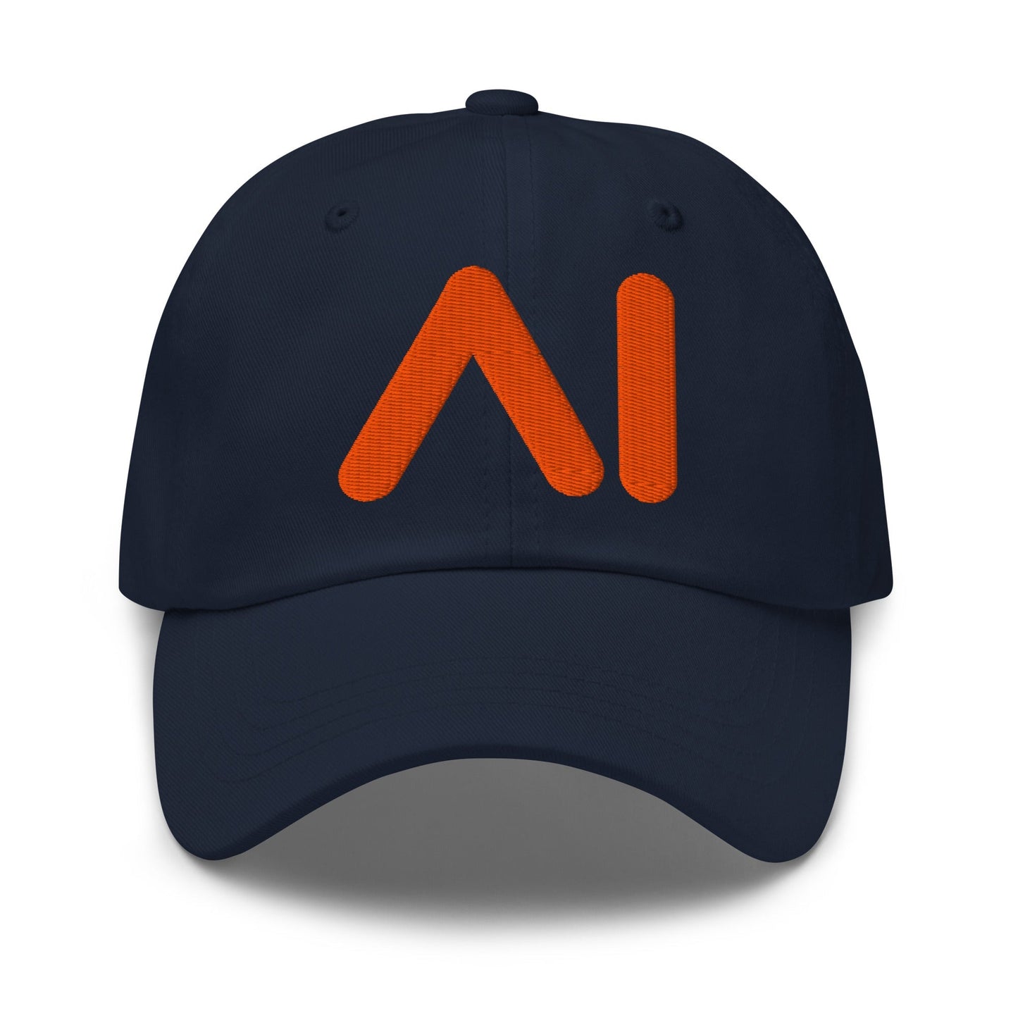 Image of the AI Orange Logo Cap Navy.