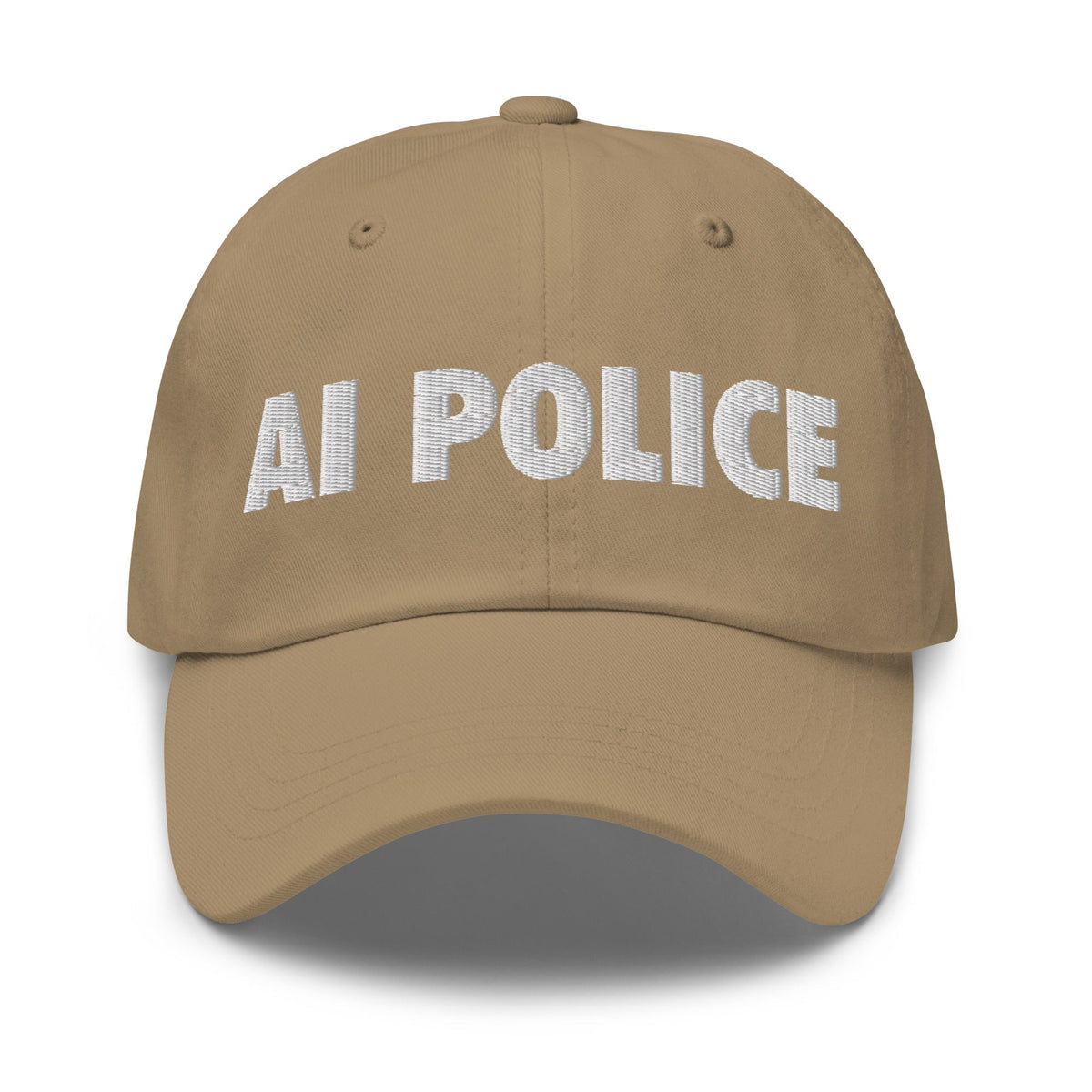 Image of the AI POLICE Cap Khaki.