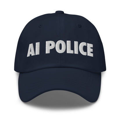 Image of the AI POLICE Cap Navy.
