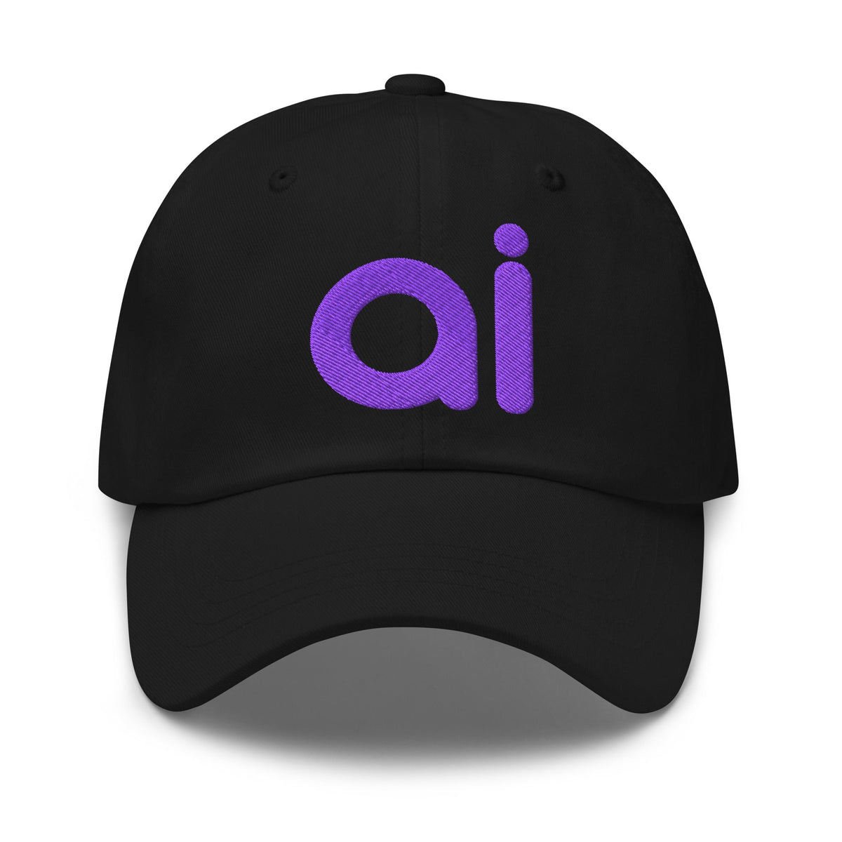 Image of the ai Purple Cap Black.