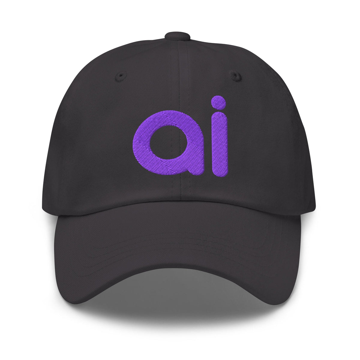 Image of the ai Purple Cap Dark Grey.