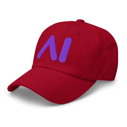 Image of the AI Purple Logo Cap.