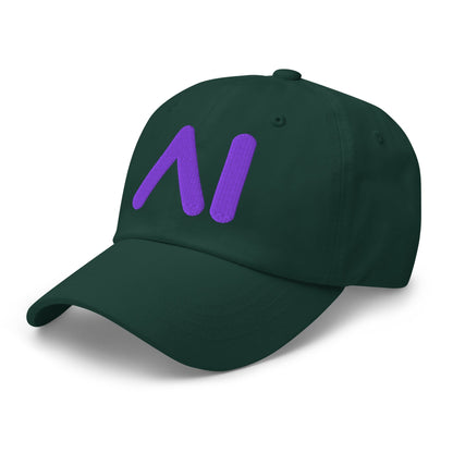 Image of the AI Purple Logo Cap.
