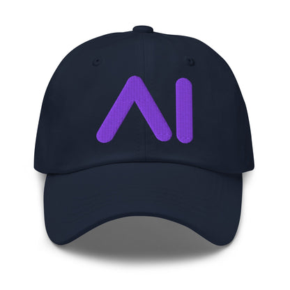 Image of the AI Purple Logo Cap Navy.