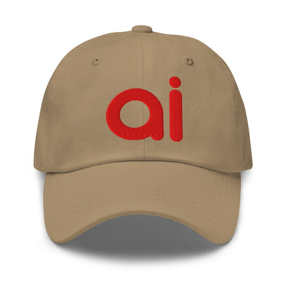 Image of the ai Red Cap Khaki.